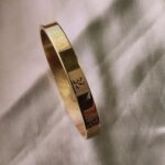 Om Premium Gold Plated Kada Bracelet For Men