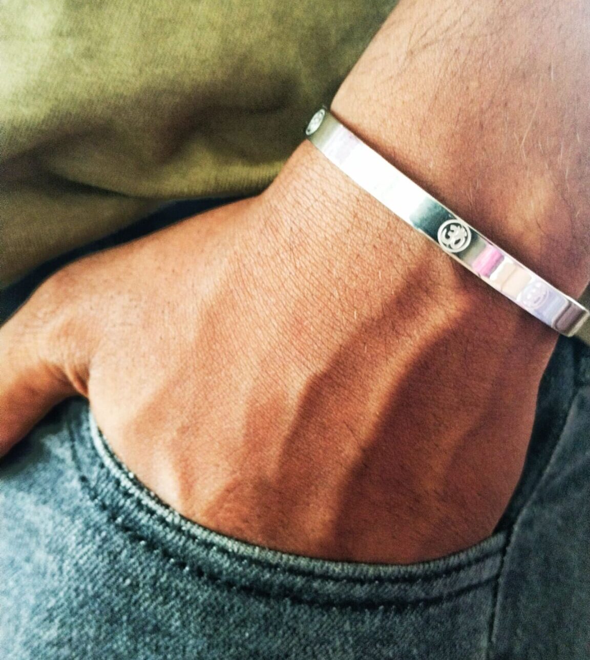 Om Kada SIlver for Men