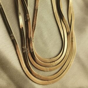 Classy Crafted Gold Plated Snake Chain for Men